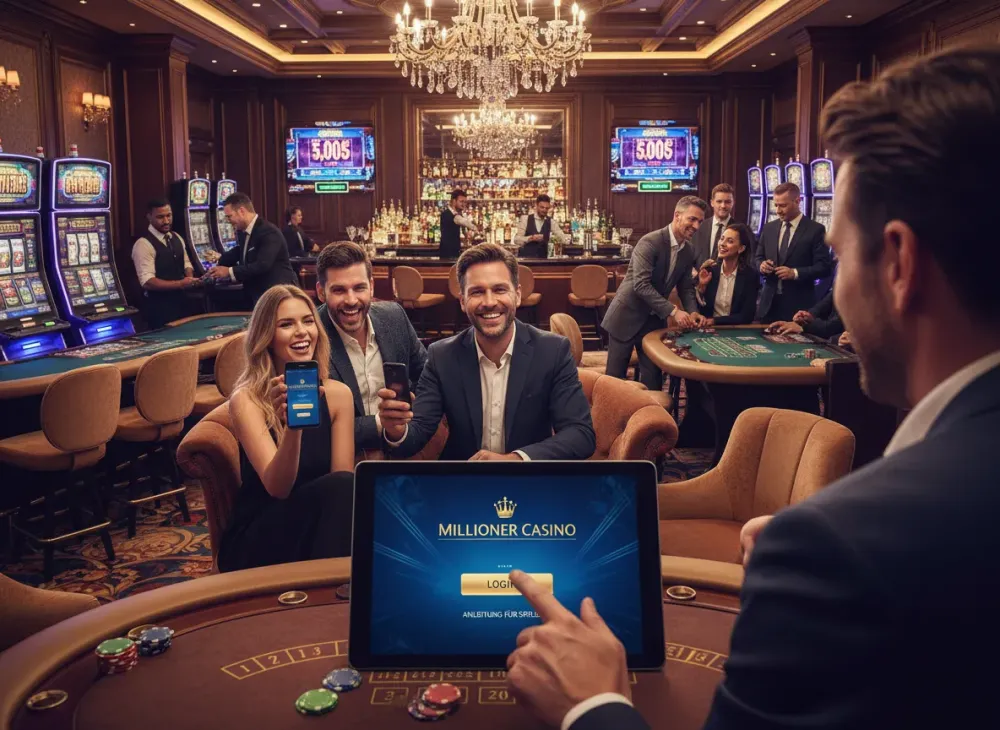 Millioner casino login Anleitung für Spieler